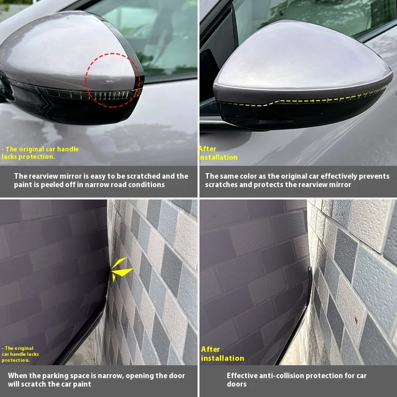Fit for Xpeng G6 2023 2024 2025 Xiaopeng G6 Car Door Anti-collision Strip Stickers Decorative Products Practical Accessories view 4