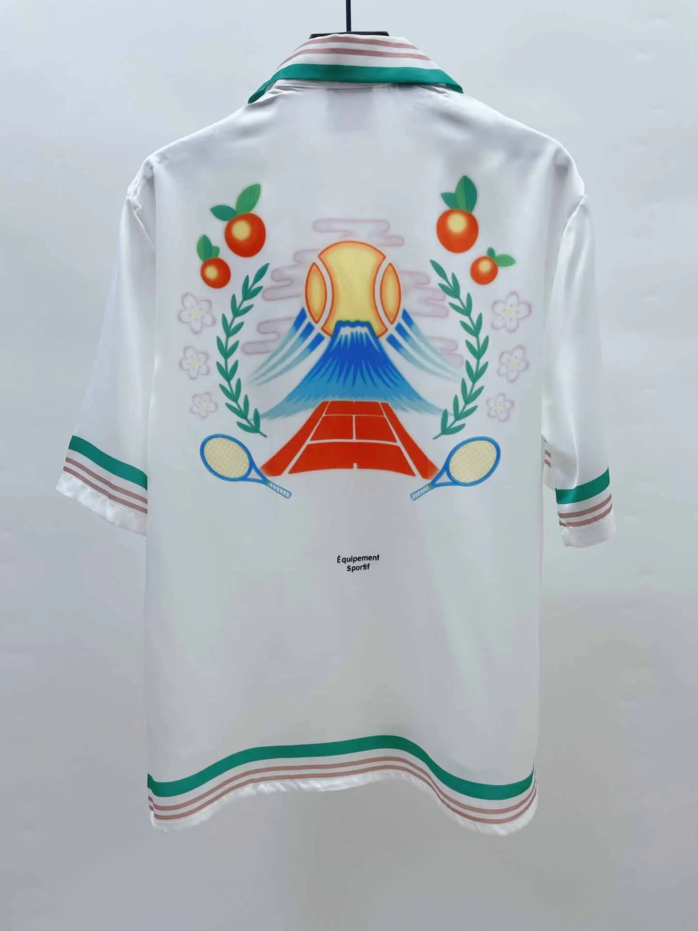 

2025 Best Quality Casinoblank Logo Printed Women Men Silk Shirts Oversized Men Casual Summer T shirt