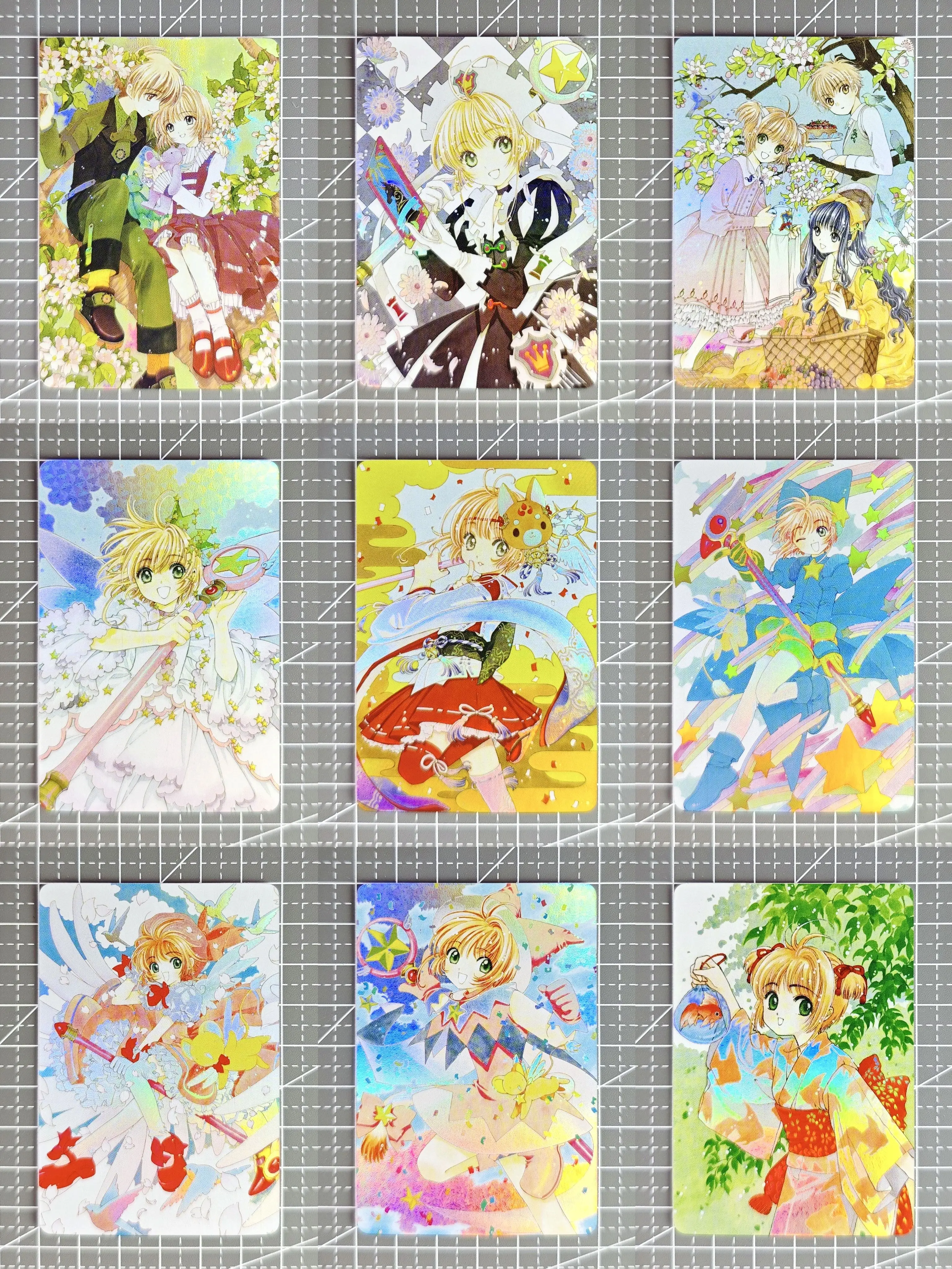 

9 шт./компл. Diy Cardcaptor Sakura Self Control Collect Signature Trading флэш-карта аниме мультфильм подарок