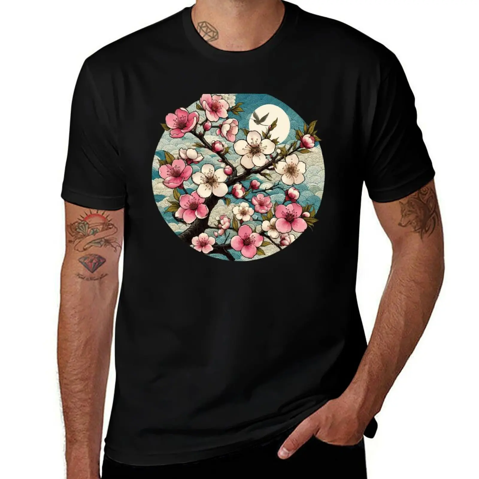 

Sakura Blossom T-Shirt t shirts for man cotton soft t shirts for man cotton funny t shirt for man T-Shirt