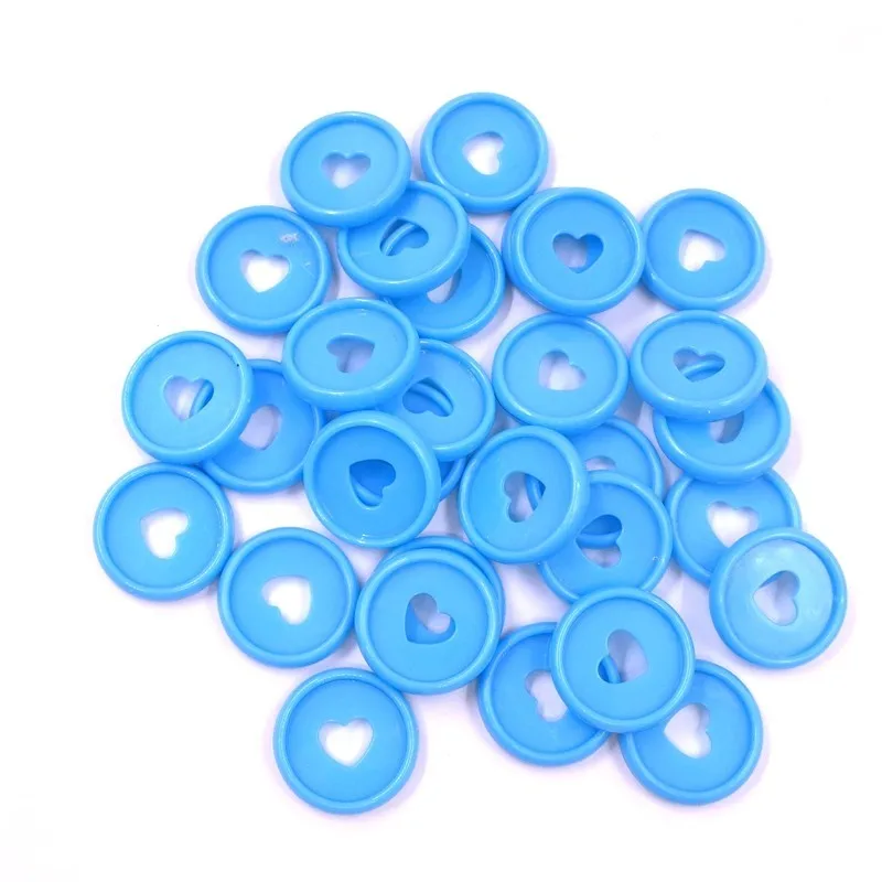 ITSYHPRO Disc Bound Discs Binder Rings for Notebooks 100 PCS 24mm DIY Heart/Tree Happy PlannerLoose Leaf  Bind Discs