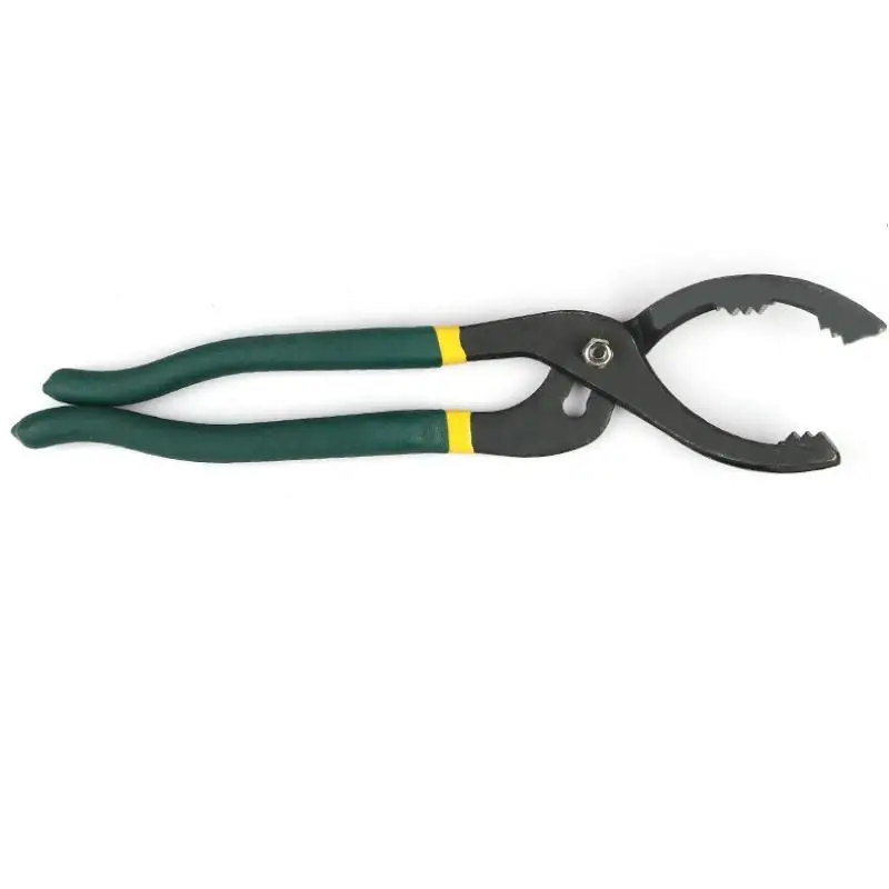Oil Filter Pliers Adjustable Wrench with Non Slip Handle Clamp Type for Mechanics Car Repair Shop