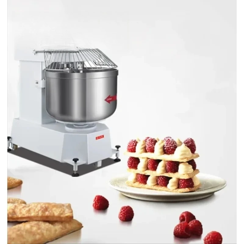Industrial Bread Bakery 25kg 50kg 100kg 150 Rpm 110v 20 kg Spiral Dough Mixer Maker Kneader Kneading Flour Mixing Machine