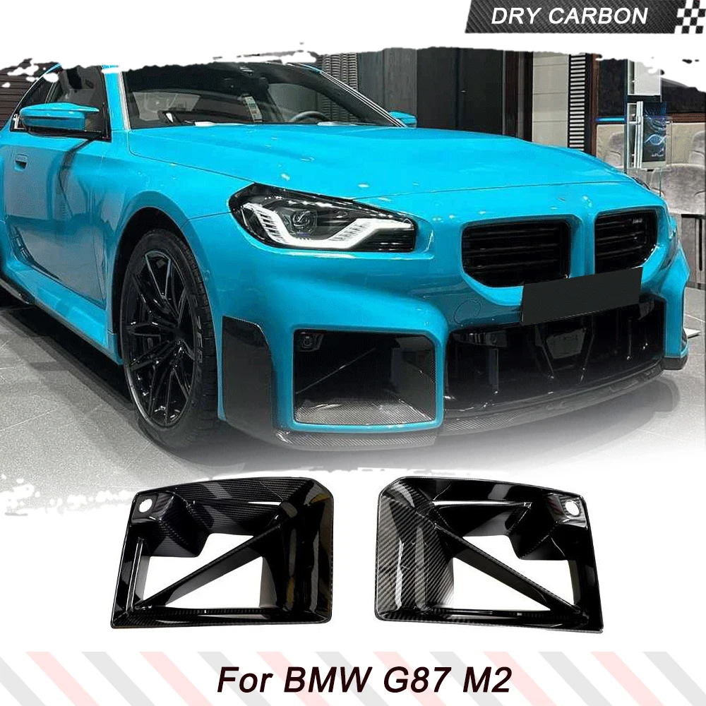 

Car Front Air Vent Intake Duct Inserts Covers For BWM 2 Series G87 M2 Coupe 2022UP Dry Carbon Fiber /Wet Carbon Vent Trim