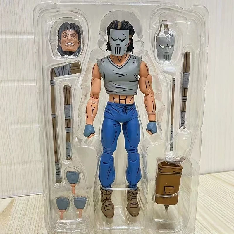 NECA Comic-versie Casey Jones Action Figure, 7-inch Gloednieuwe originele verpakking