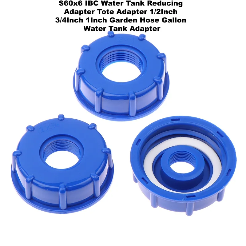 IBC Container Tank Adapter For Schutz Valve 62mm Fine Thread To 60mm Coarse Thread Fittings Garden Water Tank Connector