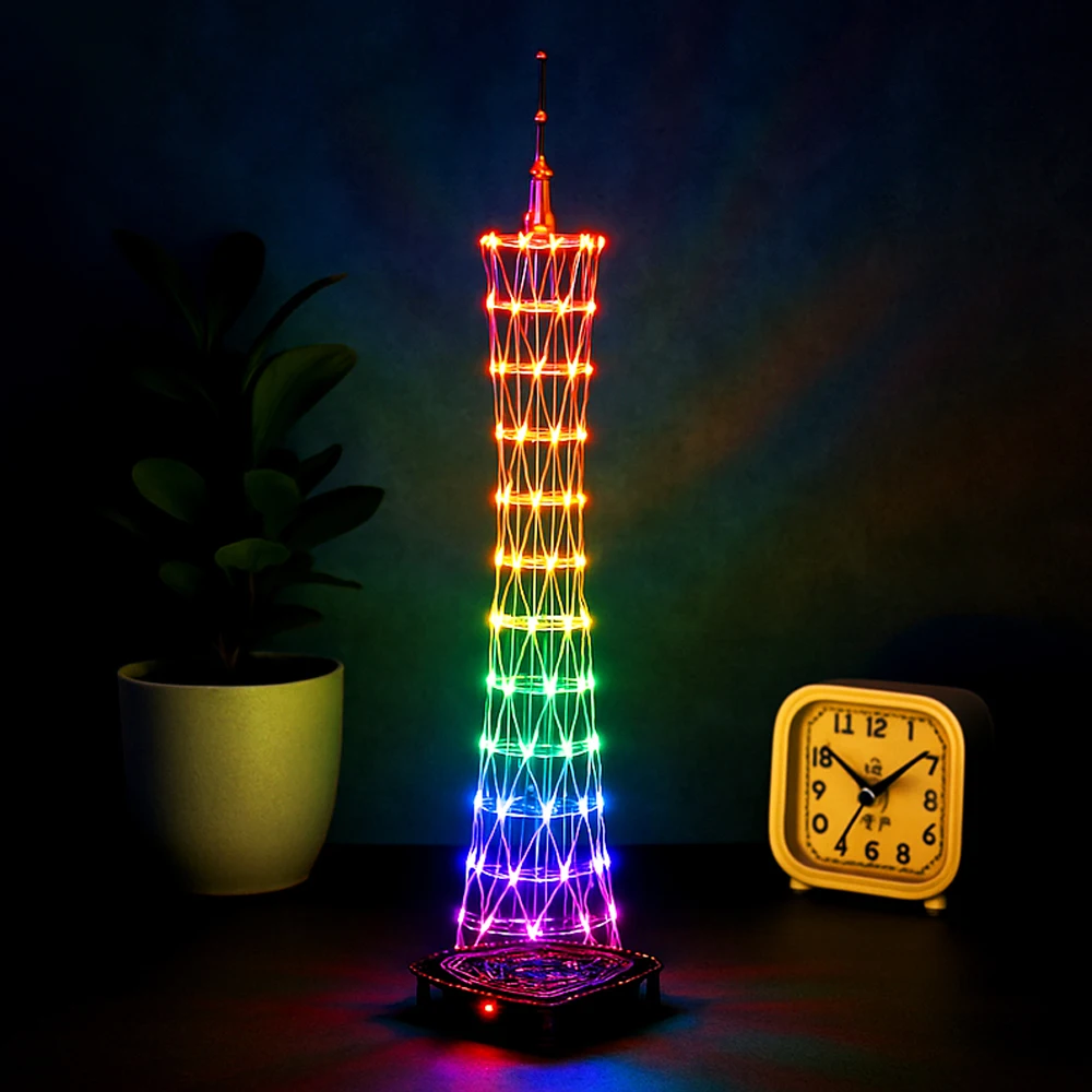 DIY LED Small Guangzhou Tower - Diy Electronics India 评论和价格