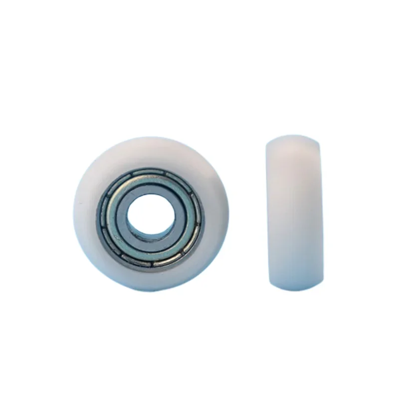 circular arc Plastic coated bearing 625ZZ 5*21.5*7mm  nylon pulley roller bore 5mm diameter 21.5mm