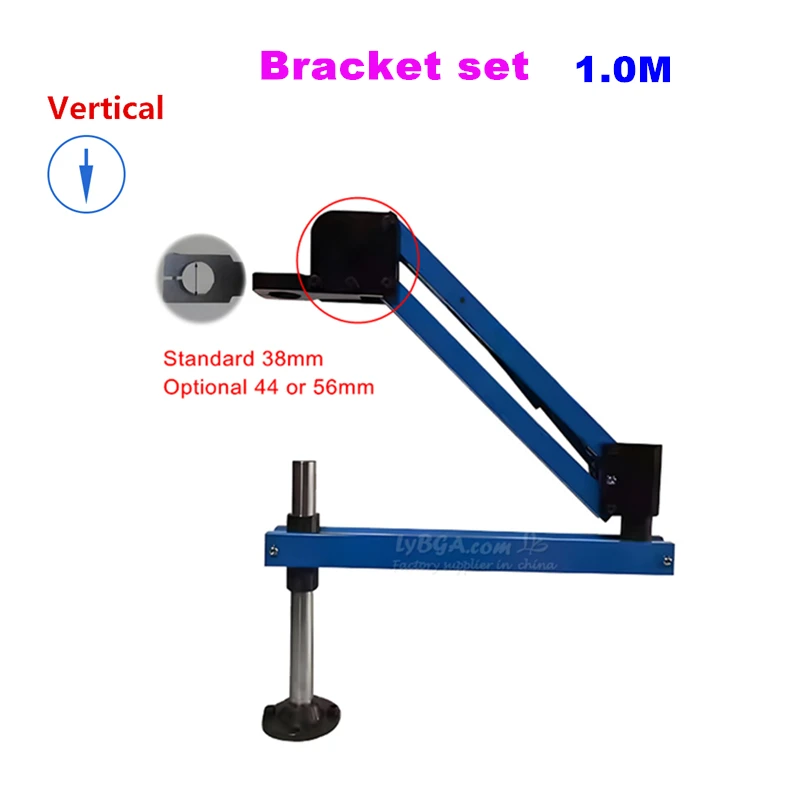 Vertical/Universal 1m 1.9m Pneumatic Tapping Machine Stand Metal Threading Tools Rack Framework 38mm Mounting Hole Tapper Kits