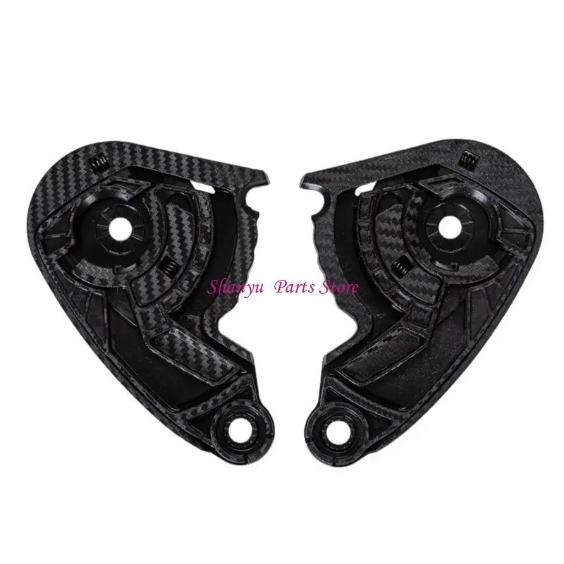 

1 Pair Motorcycle Helmets Visors Gear Base Plate Replacement Face Shield Visors Base Easy Installation Helmets Accessory R6FB