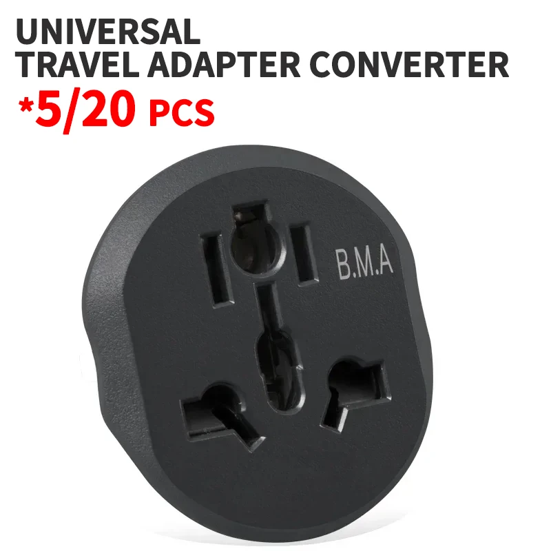 Universal Plug Converter FR AU US 20pcs UK To EU Travel Adapter High Quality Home Plug Adapter 16A 250V Wall Electric Socket