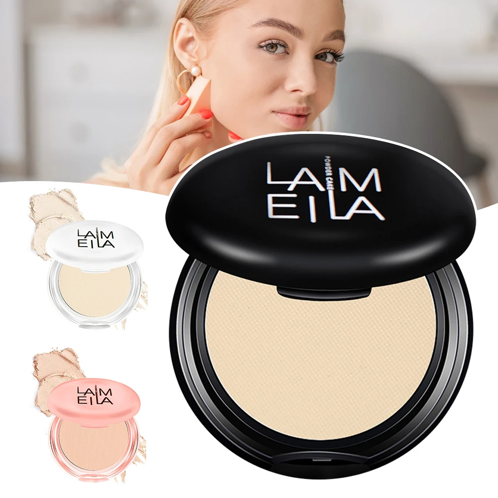 Waterproof Makeup Fixing Light Soft Powder with Puff Long Lasting Oil Control Powder for All Skin Types Face Cosmetic