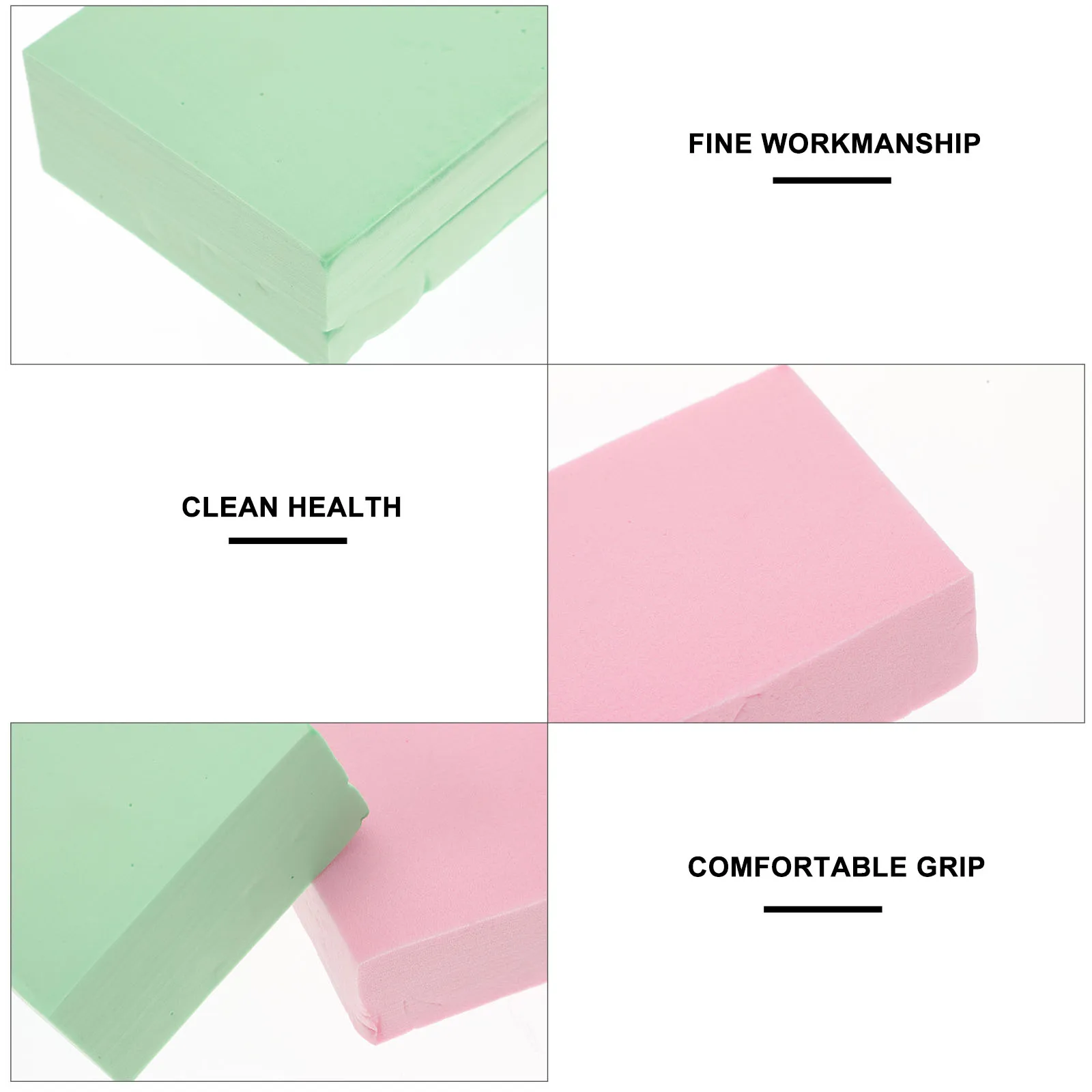 

2pcs Art Absorbent Sponges Synthetic Sponge For Painting Craft Sponge Oil Brush Artists Clay Cleaning Grout Space Saving