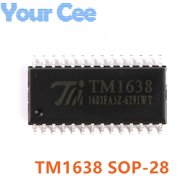 10pcs TM1650 TM1621D TM1621 TM1668 TM1638 TM1618 TM1629 TM1628A TM1629A TM1620 Chip