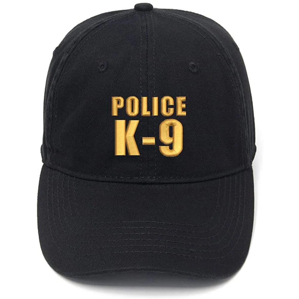 

Lyprerazy Men's Baseball Cap for Police K-9 Embroidery Hat Cotton Embroidered Casual Baseball Caps