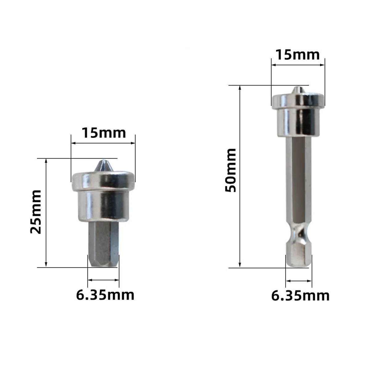 

5pcs Positioning Screwdriver Bit Durable Material AntiRust Suitable Carpentry Auto Repair Furniture Assembly Household Tools
