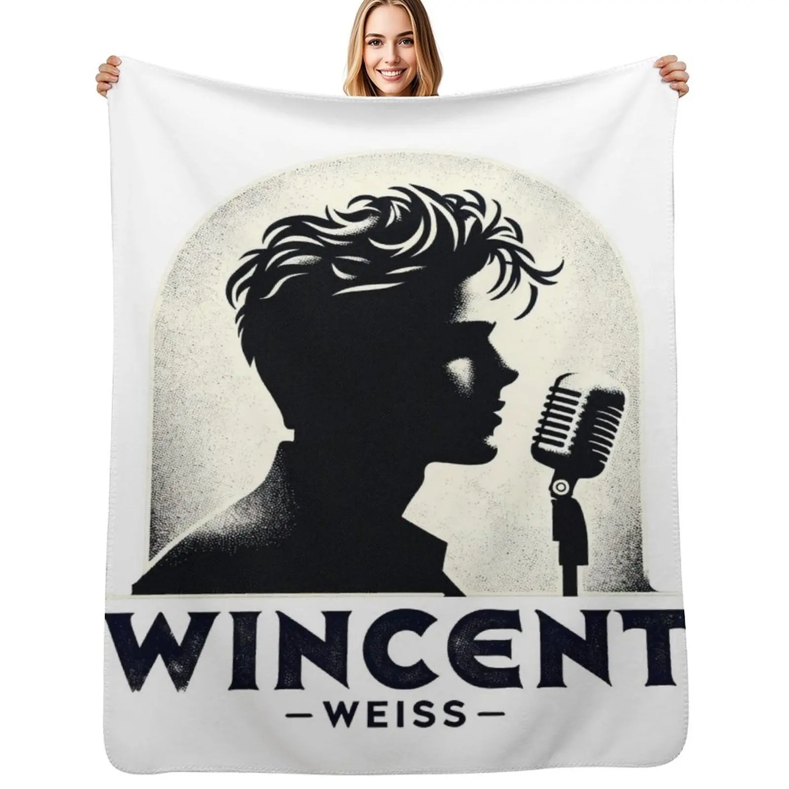

Wincent Weiss Retro Style Throw Blanket Beach bed plaid Decorative Sofa Blanket