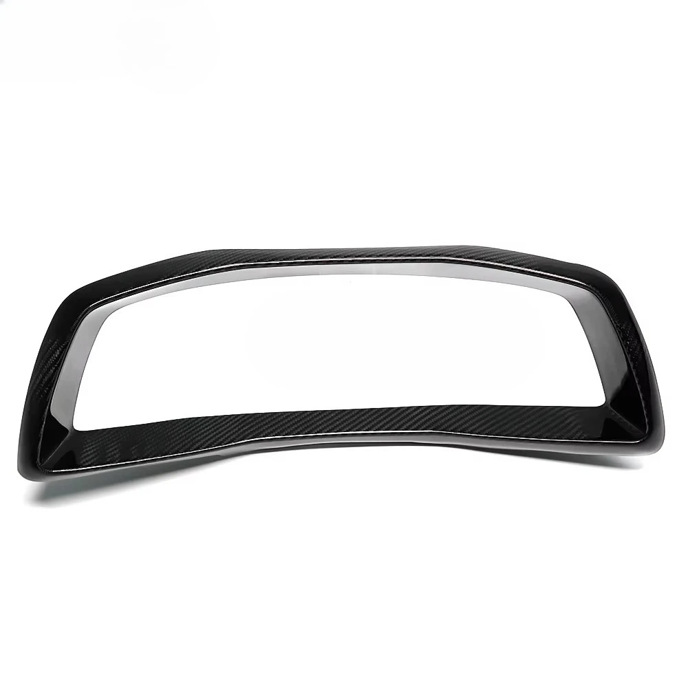 Dashboard Frame Cover For Chevrolet Corvette C8 Z06 Stingray E-Ray 2020-2025 Real Carbon Fiber Dashboard Instrument Cluster Trim