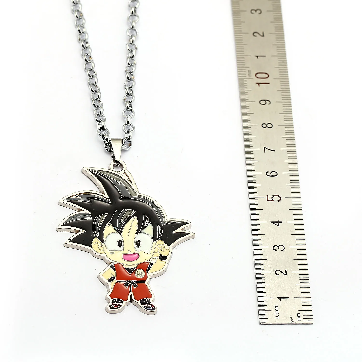 Anime Dragon Ball Z Vegeta Necklace Super Saiyan Son Goku Piccolo Figure Cosplay Toys Metal Pendant Accessories Souvenirs Gift