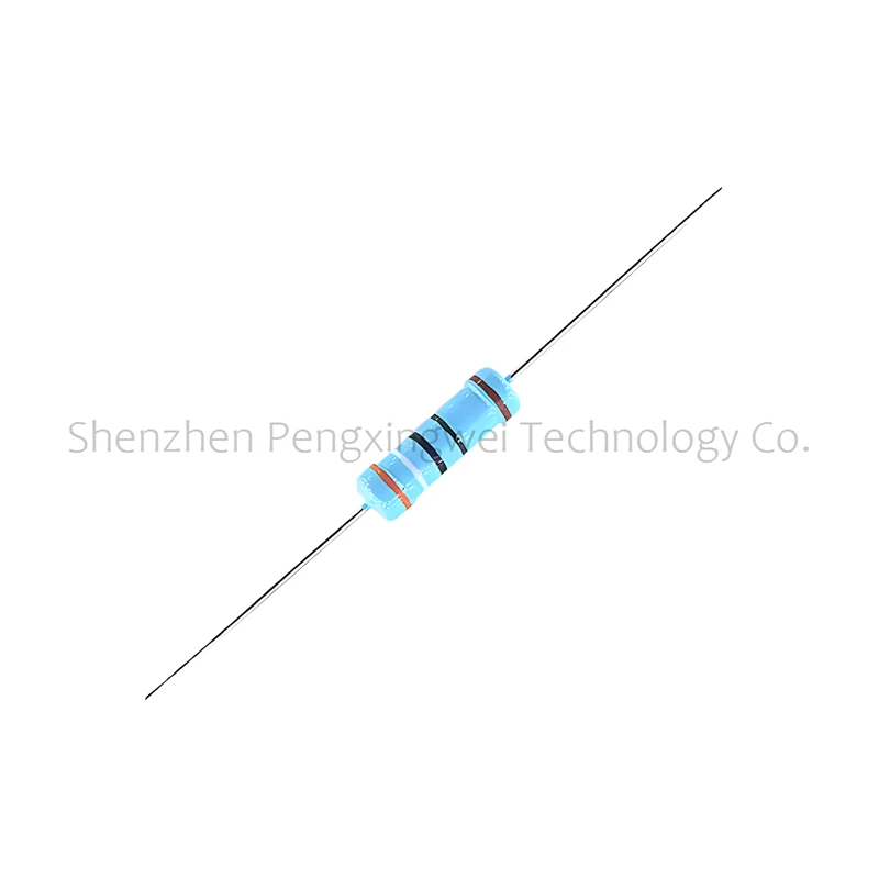 

50pcs 2W 1% Metal Film Resistor 1 1.2 1.5 10 12 15 100 120 150 Ohm R K 1R 1R2 1R5 10R 12R 100R 1K 10K 100K 0.1R-1M