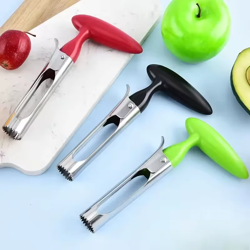 Stainless Steel Apple Corer Seed Remover Pear Slicer Seeder - Durable Kitchen Fruit Tool for Vegetable Preparation - view 2