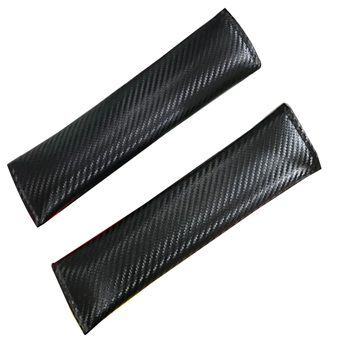 

2Pcs Safety Cover Carbon Fiber Texture Black Shoulder Pad Protector Soft Buffer Strap Accessory Cover