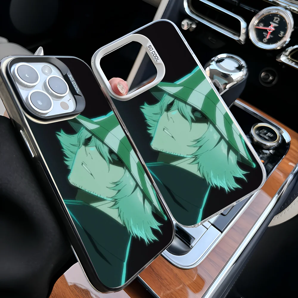 Epc Kisuke Urahara B-Bleach Phone Case IMD Phone Case For IPhone 16 15 14 13 12 11 Pro Max Plus Color Silver Cover