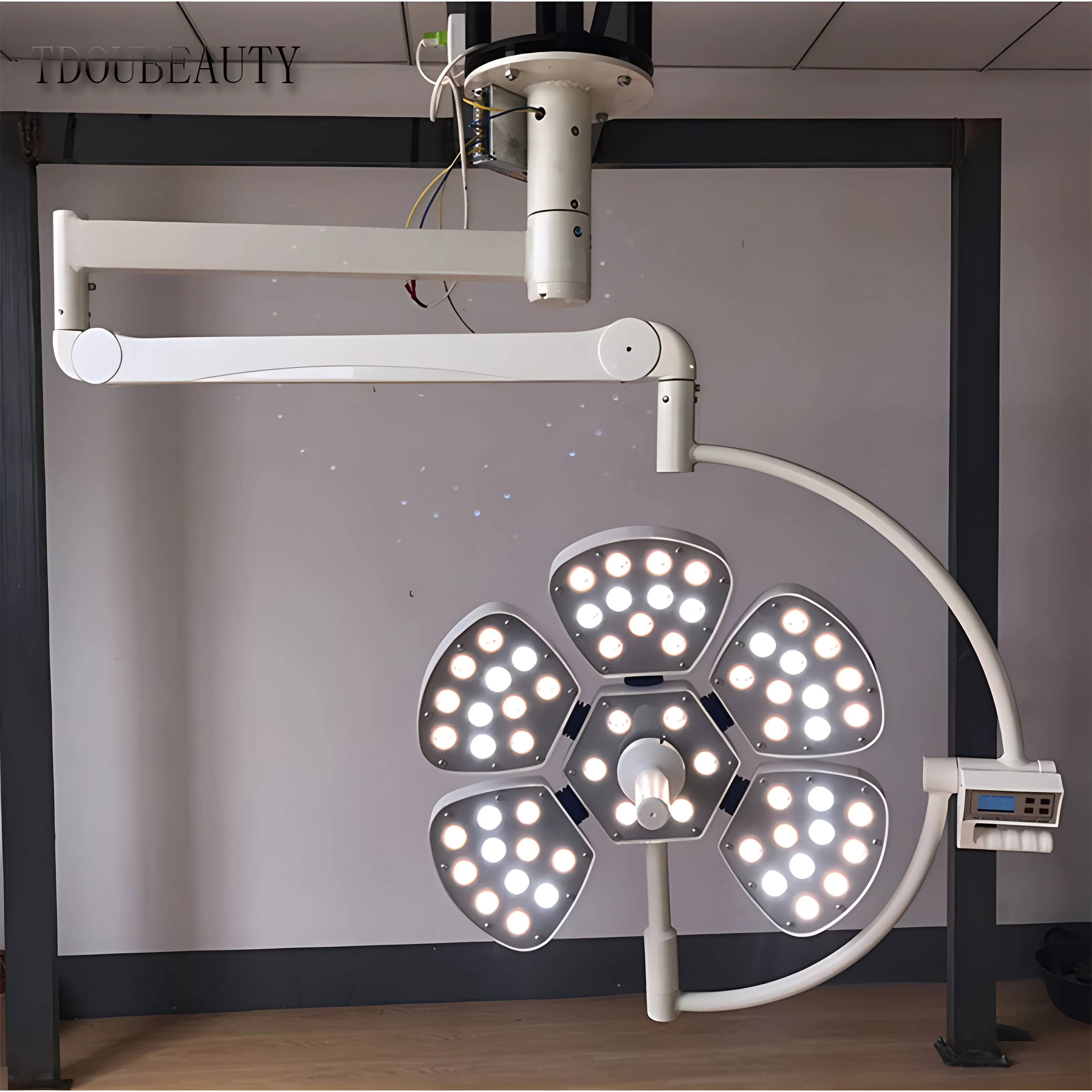 TDOUBEAUTY Surgical Shadowless Lamp Microcosmetic Dentistry Pet Medical Ceiling Wall-Mounted Surgical Lamp （AC/90V-230V)