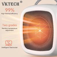 Desktop Electric Heater Mini Portable Fan Heater 500W PTC Ceramic Heating Warm Air Blower Home Office Warmer Machine