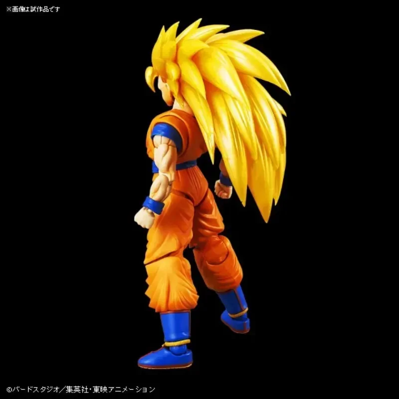 En Stock genuino Bandai Dragon Ball Z figura-rise estándar FRS SUPER SAIYAN 3 SON GOKOU Anime figura de acción juguete de modelo de ensamblaje