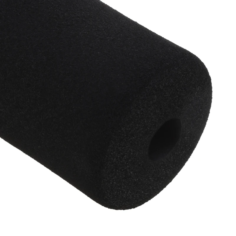 Black Foam Foot Pads Rollers Buffer Tube Cover Machine Tube Leg Gym Replacement