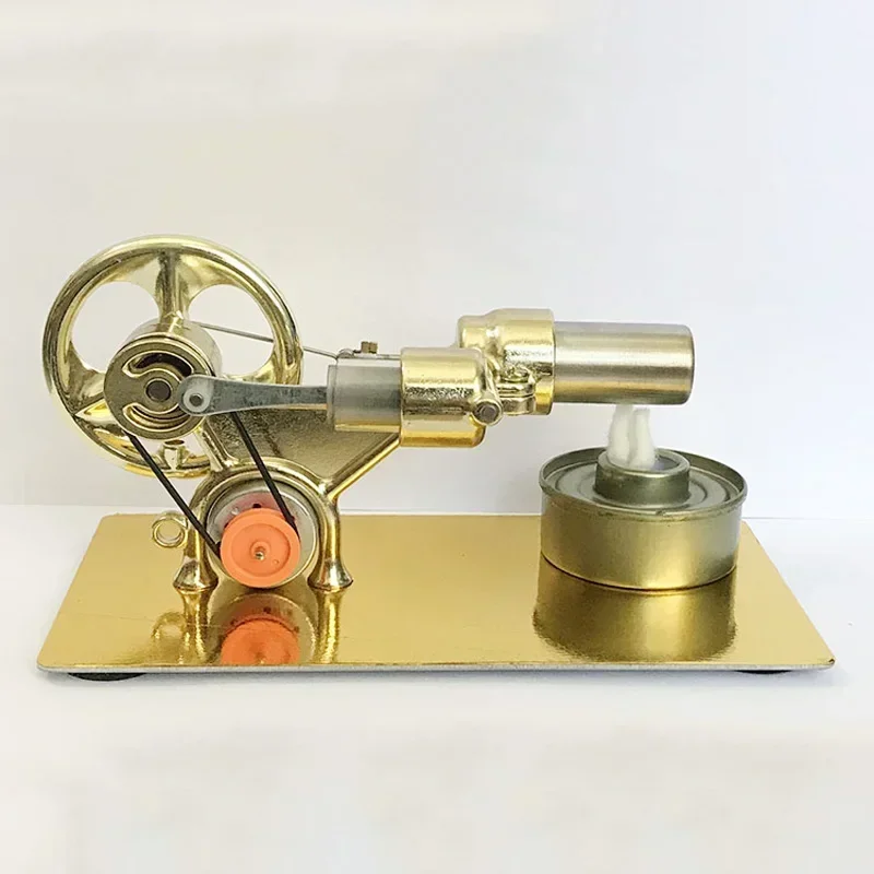 Hot Air Stirling Engine Motor Model Fluid Dynamic Physics Experimental Model Educational Science Toys