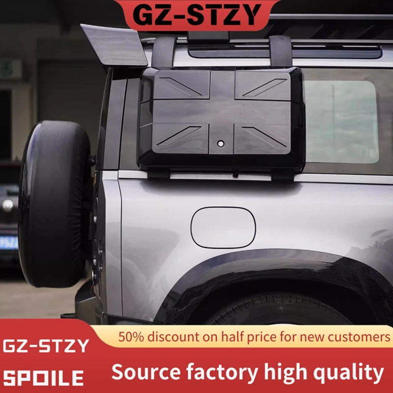 

For LAND ROVER DEFENDER Spoiler 2020 2021 2023 High Quality ABS Material Car Rear Wing Sport Accessories Body Kit