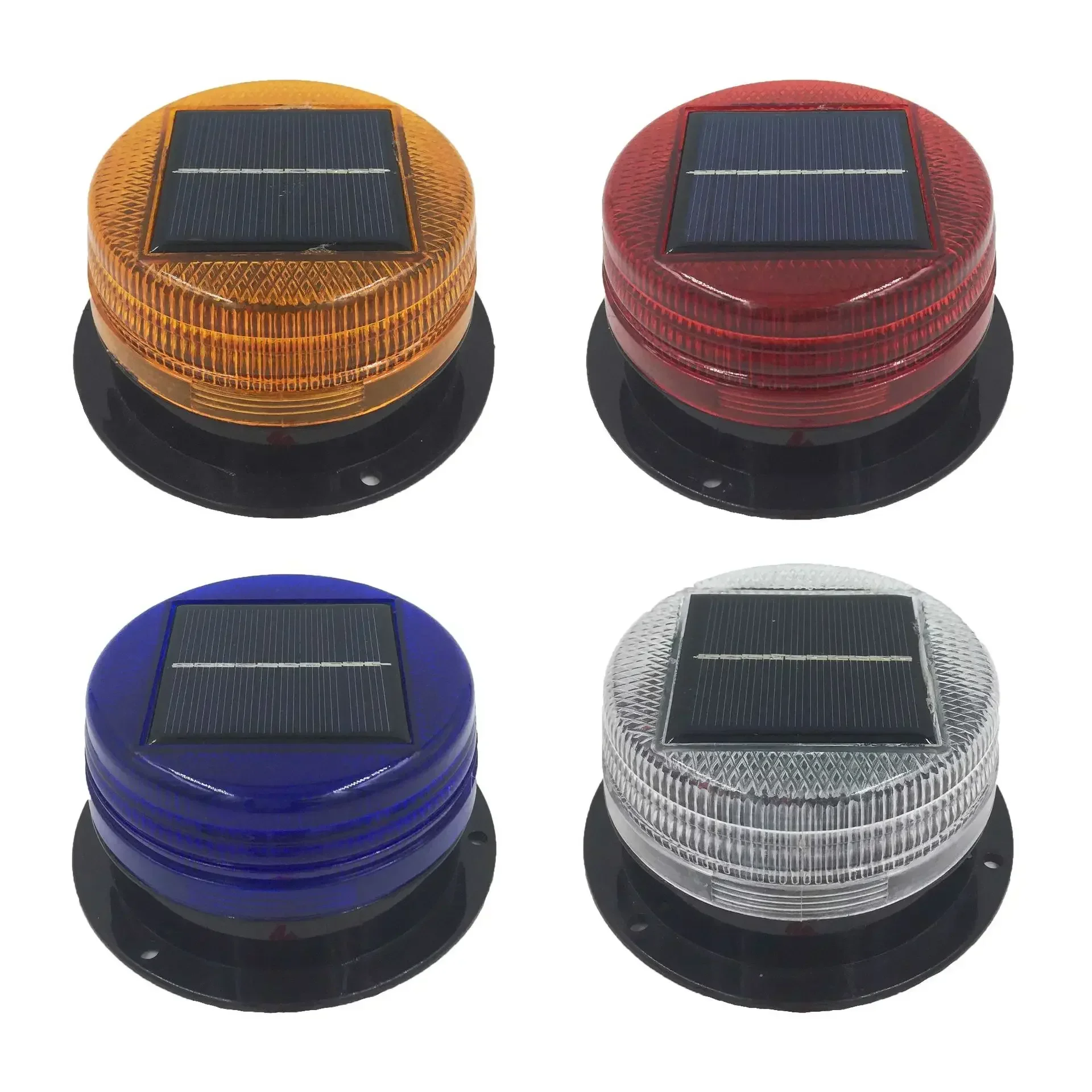 

Solar Power 8 LED Magnetic Warning Light for Car Truck Vehicle Strobe Beacon Amber Lamp Emergency Signal Automatic Sensor
