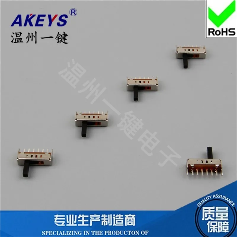 10 Pcs SS-14D01 (1P4T) various height 4 speed toggle switch 2 fixed foot distance 6 foot vertical