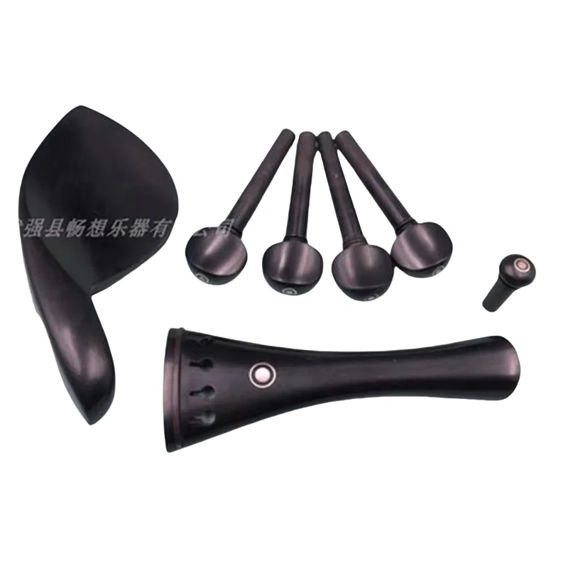 Delicate Viola chinrest Ebony  slippy delicate Beautiful Viola of Fitting - with, tailpieces, Pegs,end