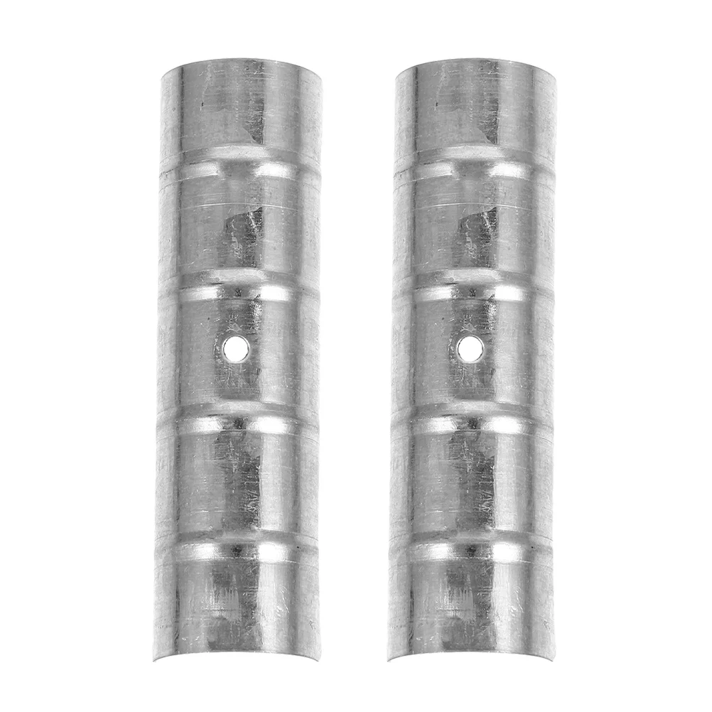 

2 Pcs Roman Rod Connector Curtain Joint Fittings Pole Joints Connecting Rods for Flight Accessories Windows