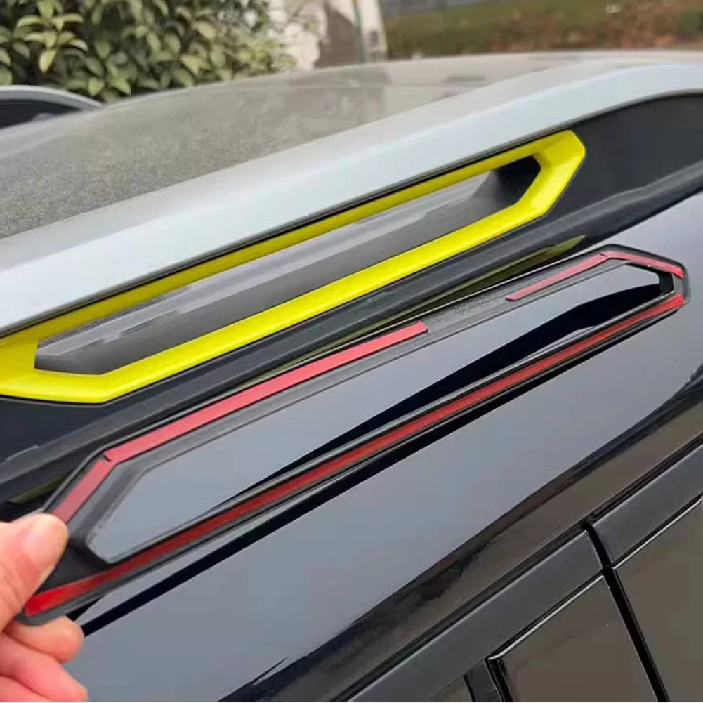 6Pcs Chery Jetour Traveller 2023 2024 Jetour T2 Carbon Fiber Style Roof Iuggage Rack Decorative Strip Plate Cover Mouldings