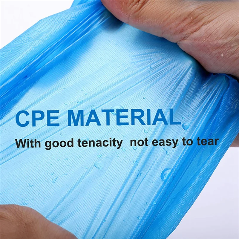 ABXE-Thicken Anti Slip Disposable Shoe Covers Waterproof Overshoes Dustproof Reusable Boot Cover Dispense 4.5G