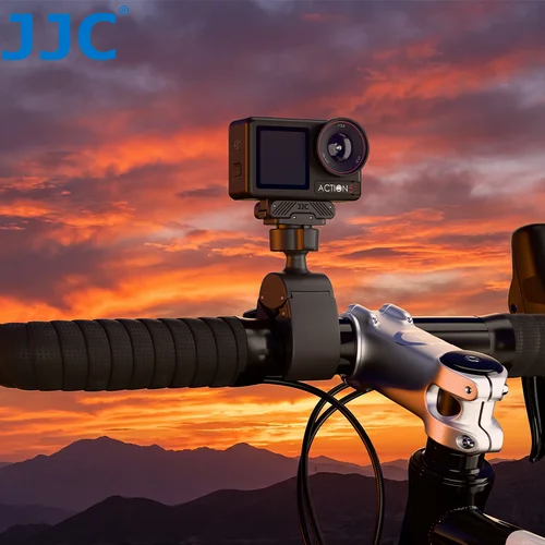 Imagen 1 del producto Soporte de Manillar JJC para DJI Osmo 360 Osmo Action 5 Pro 4 3, Soporte de Abrazadera para Motocicleta con Adaptador de Liberación Rápida Magnético