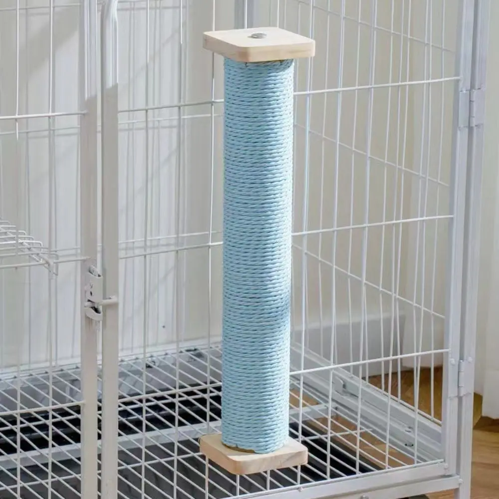 

Sisal Cat Scratcher Pole Non-Debris Wear-resistant Cat Scratching Post Hanging Non-Shedding Cat Scratching Column for Cat Cage