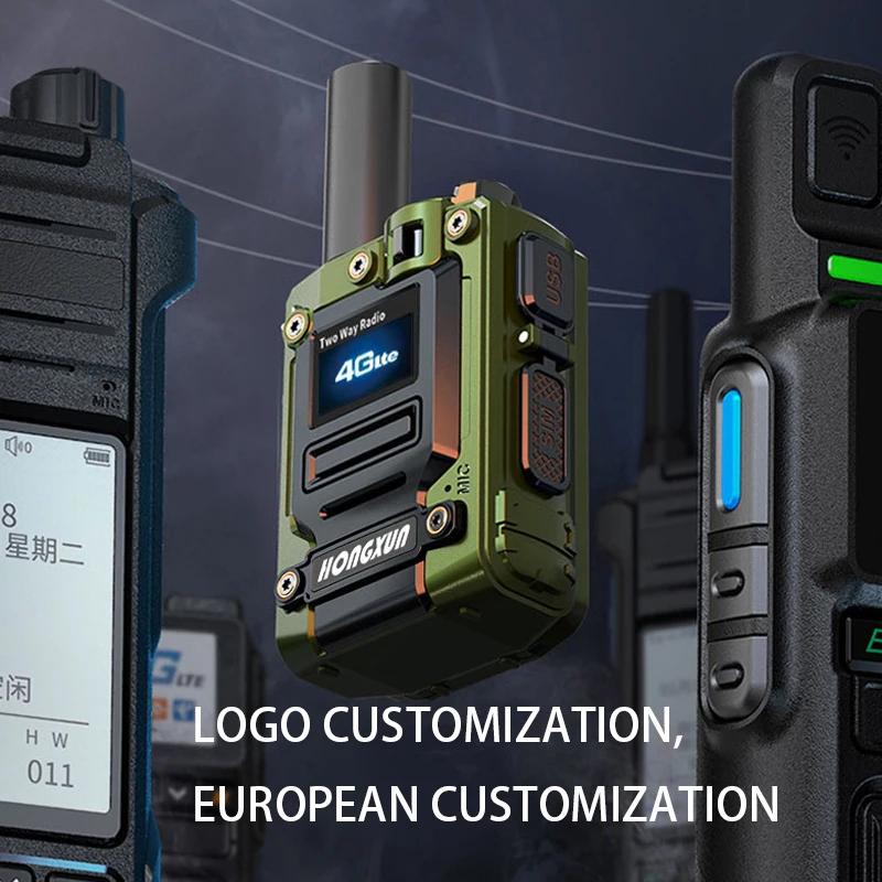 HX-K300s 4G POC شبكة جهاز اتصال لاسلكي رقمي GPS SOS وظيفة 5000 كجم نطاق اتجاهين للراديو 5000 كجم نطاق الحد من الضوضاء #1