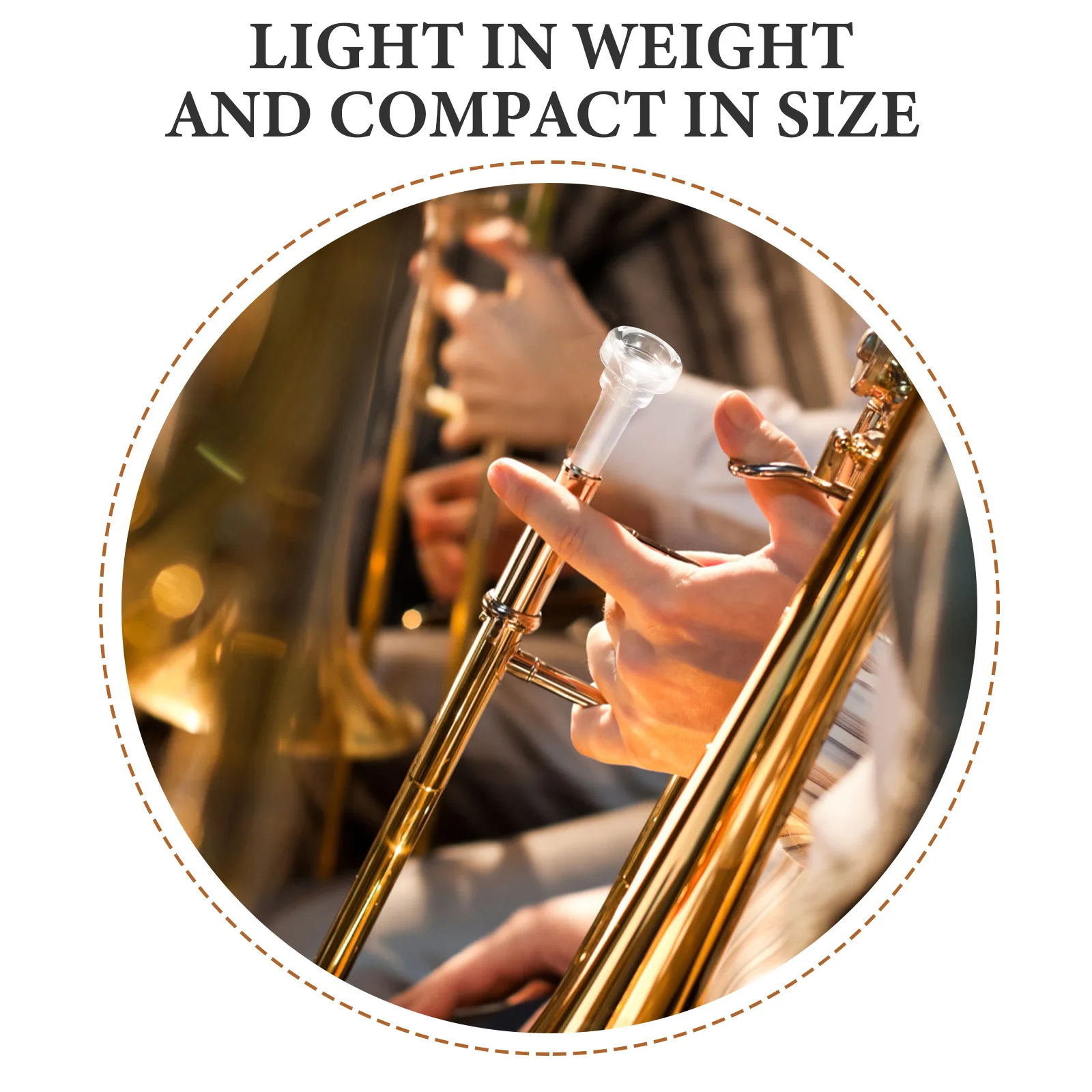 

Trumpet Mouthpiece Lightweight Compact Design For Beginners Smooth No Burrs Long Lasting Performance Easy Install