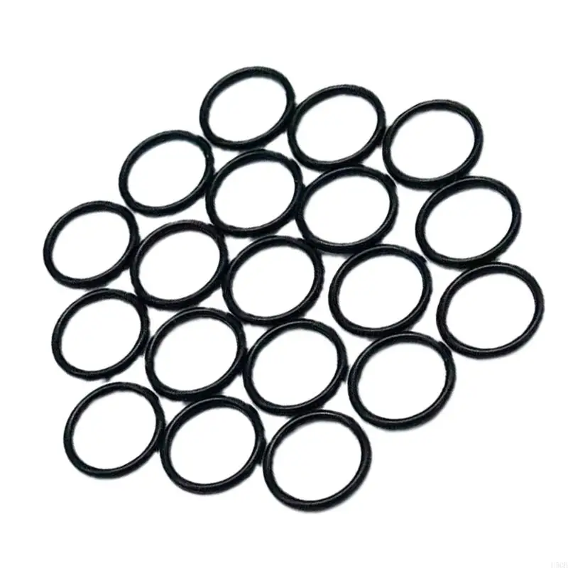 D5QB 100 Pieces Rear Camera Waterproof Rubber Ring Seal Circle for iPhone 11 11 X Rear Camera Ring