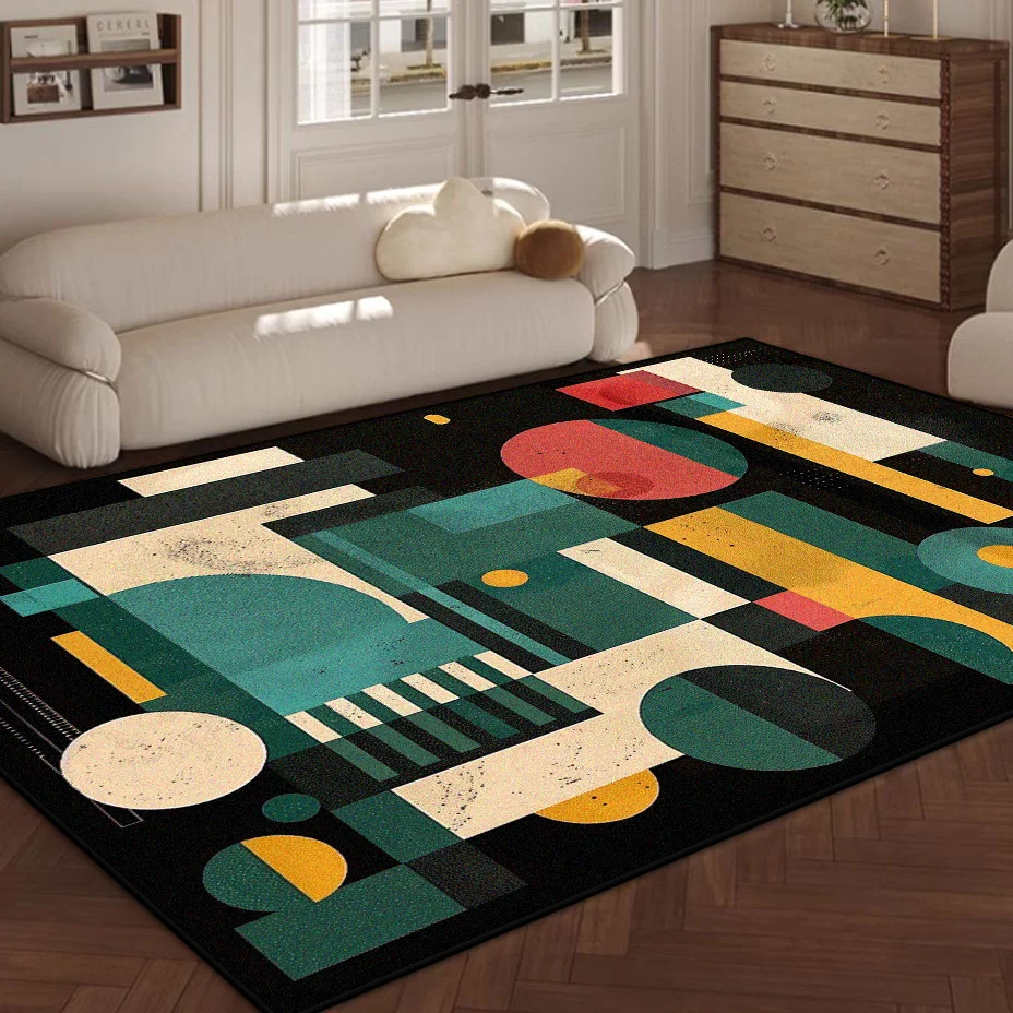 

Абстрактный стиль, нескользящий, легко чистящийся, легкий ковер для гостиной, роскошное украшение, офисный ковер, большой размер, журнальные столики, коврик, настраиваемый