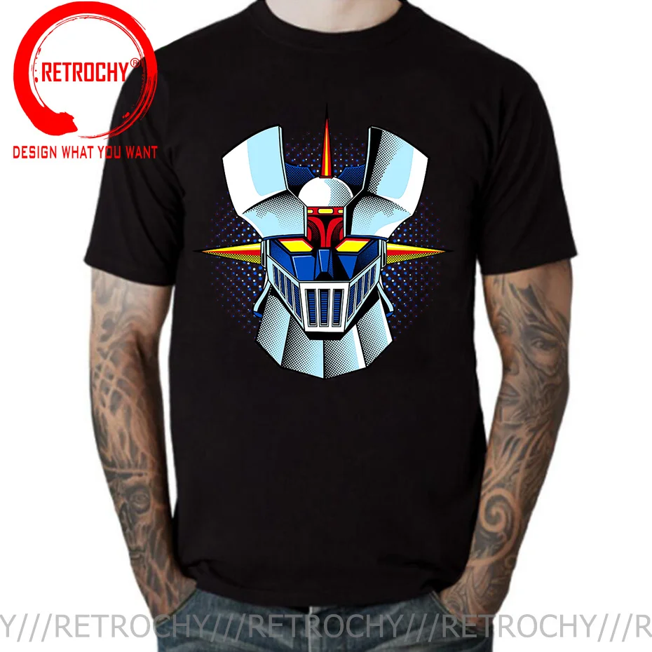 Mazinger Z 3D Print T-Shirt Anime Movie Robot Streetwear Men Women Casual Fashion T Shirt Kids Boy Girl Tees Tops Unisex Clothes