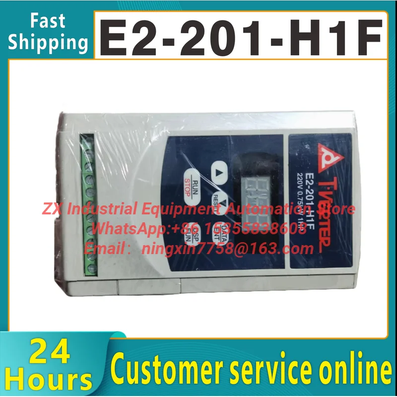 Original frequency converter E2-201-H1F single-phase 220V 0.75KW 100% tested successfully