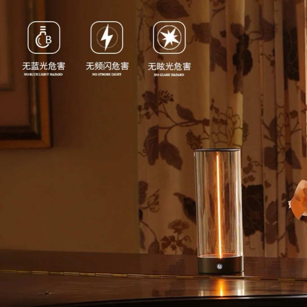 โคมไฟตั้งโต๊ะควอนตัม โคมไฟแม่เหล็กหลากสีสัน โคมไฟตั้งโต๊ะสร้างสรรค์ โคมไฟสร้างบรรยากาศข้างเตียง ดิสโก้ ตลาดกลางคืน บาร์ใส