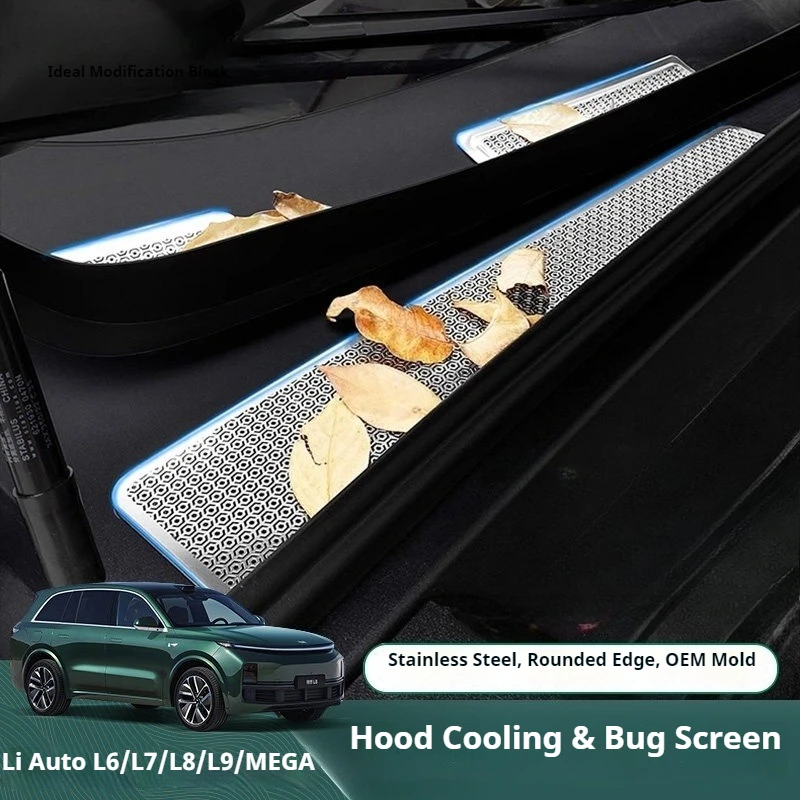 Fit For Li Lixiang L6 Car Hood Insect Screen Air Inlet Protective Net Anti Block Dust Cover Anti Bug Car