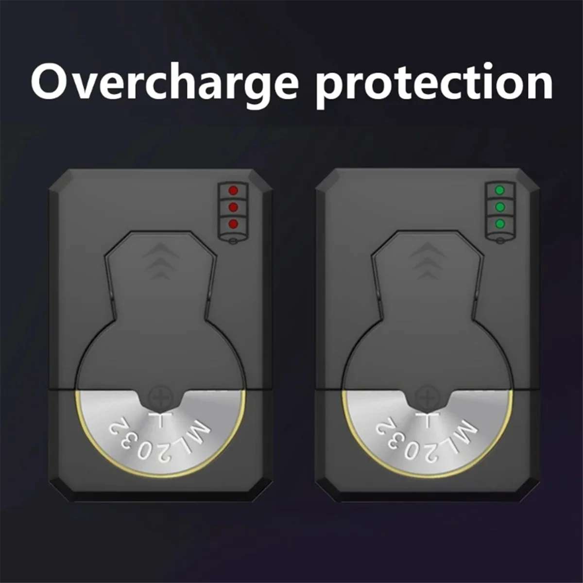 ABJZ شاحن بطارية قابلة للشحن عالي الكفاءة ML2032 ML2016 ML2020 ML1220 شاحن بطارية زر